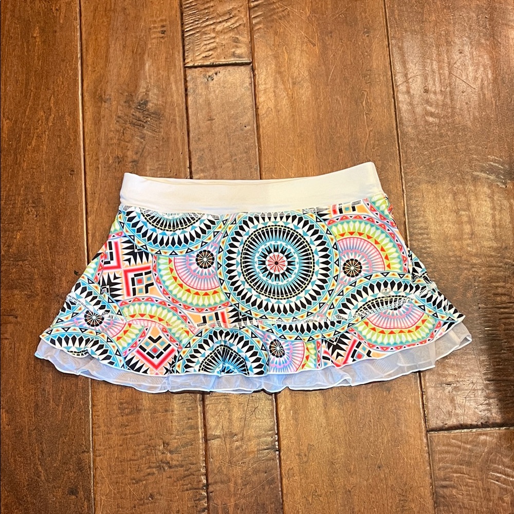 Colorful Patterned Women's Sofibella tennis Skirt
